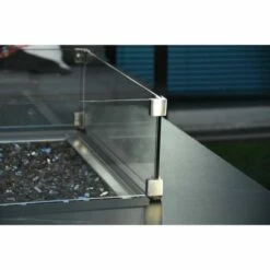 Elementi Plus Sofia Marble Porcelain Square Fire Pit Table - OFP103BB -BBQDIRECT Sales ofp103bb 4