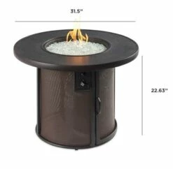 The Outdoor Greatroom Stonefire Fire Pit Table In Brown Or Gray - SF-32-K -BBQDIRECT Sales oihgosirg