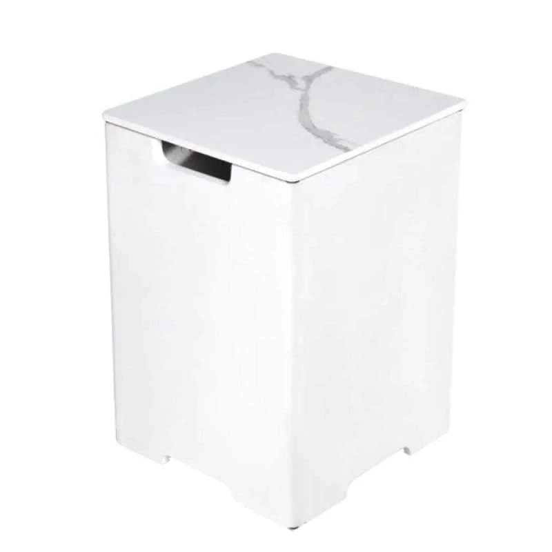 Elementi Plus Sqaure Marble Porcelain Tank Cover Hideaway Table - ONB401 3 Elementi Plus Sqaure Marble Porcelain Tank Cover Hideaway Table - ONB401