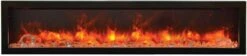 Amantii - BI-SLIM Electric Fireplace Series - BI-60-SLIM-OD -BBQDIRECT Sales orange flame fi 800 5