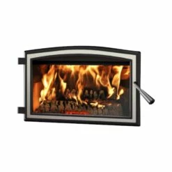 Osburn 2000 Wood Burning Stove With Blower - OB02015 - Up To 2100 Square Feet -BBQDIRECT Sales osburn nickel door 3 1