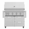 Hestan 42-Inch Grill W/ All Infrared Burners & Rotisserie On Double Drawer & Door Tower Cart - GSBR42 -BBQDIRECT Sales pakgqvrpeslovcqmmgml 9