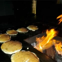 Hancock Grills Sterling 40 Wood And Charcoal Grill/Griddle -BBQDIRECT Sales pancakes