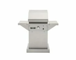 TEC Grills 26-Inch Patio FR Pedestal Grill With Stainless Finish - PFR1xxPEDS