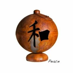 Ohio Flame 37 Inch Fire Globe - Peace Happiness Tranquility -BBQDIRECT Sales peace thumbnail 1