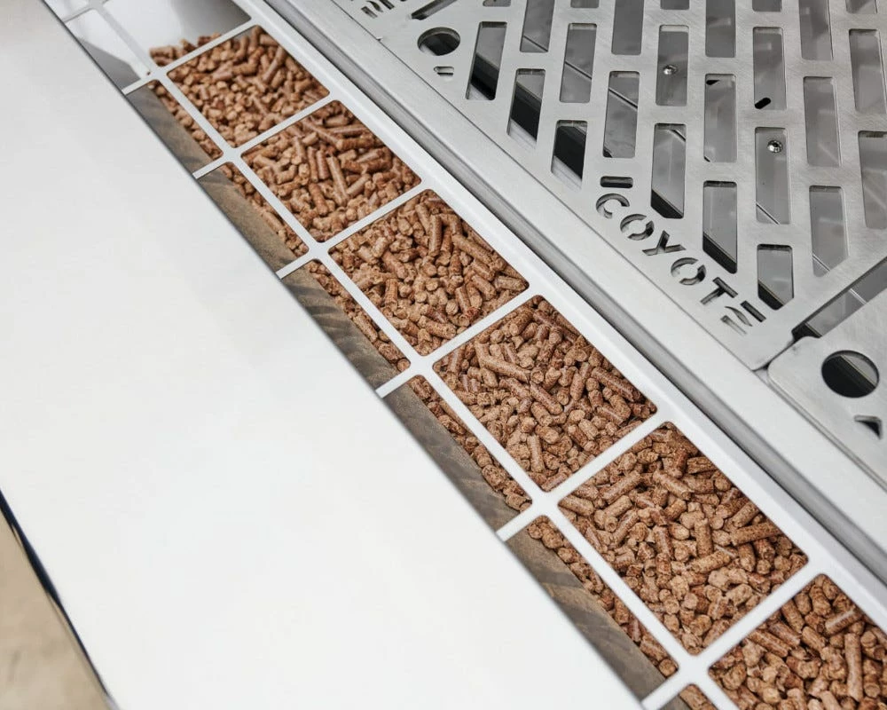 Coyote 36-Inch Freestanding Pellet Grill With Portable Cart - C1P36-FS 10 Coyote 36-Inch Freestanding Pellet Grill With Portable Cart - C1P36-FS - Image 8