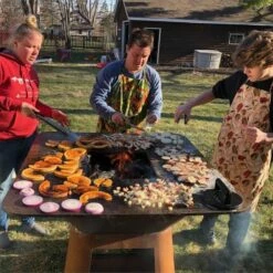 Hancock Grills Sterling 40 Wood And Charcoal Grill/Griddle -BBQDIRECT Sales people