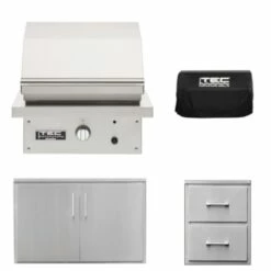 TEC Grills Patio FR-1 26-Inch 4-Piece Built-In Grill Package