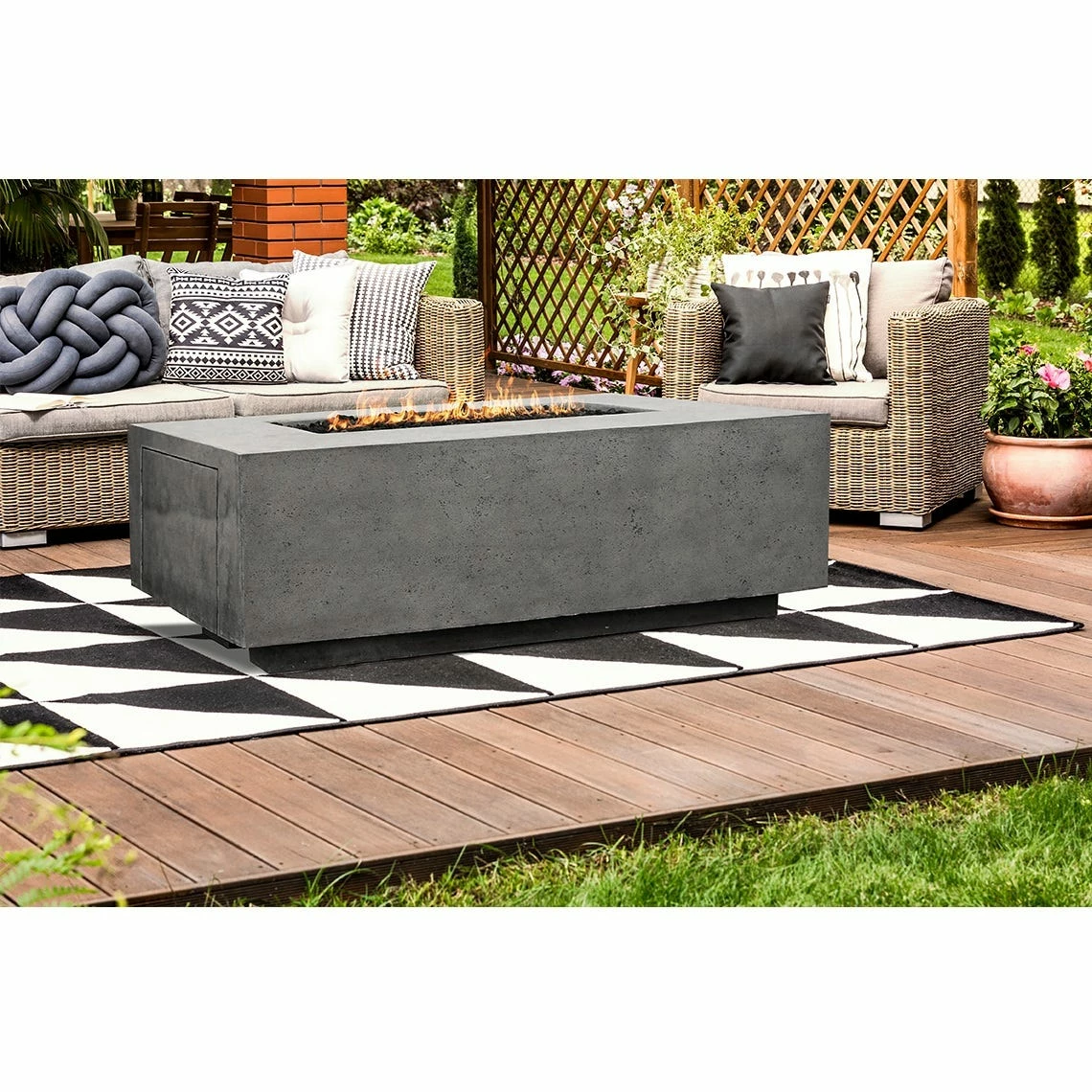 Prism Hardscapes Porto 68-Inch Propane Gas Fire Pit - PH-422 4 Prism Hardscapes Porto 68-Inch Propane Gas Fire Pit - PH-422 - Image 2