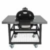 Primo Oval JR 200 Kamado With Black Cart Base And Stainless Steel Side Shelves - PRM774 / PRM320 1 Primo Oval JR 200 Kamado With Black Cart Base And Stainless Steel Side Shelves - PRM774 / PRM320 -BBQDIRECT Sales primo oval jr 200 774 cart 320 800x