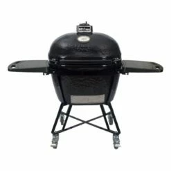 Primo All In One Oval XL 400 Ceramic Kamado Grill With Shelves - PGCXLC