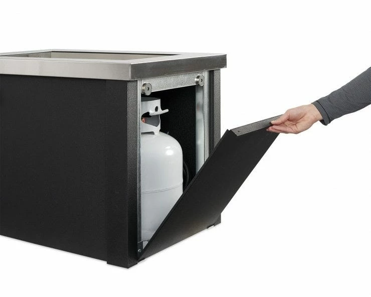 The Outdoor Greatroom Providence Stainless Steel 32-Inch Rectangular Gas Fire Pit Table - PROV-1224-SS 5 The Outdoor Greatroom Providence Stainless Steel 32-Inch Rectangular Gas Fire Pit Table - PROV-1224-SS - Image 3