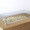 American Fyre Designs Rectangular Glass Fire Table Wind Guard -BBQDIRECT Sales rectangle wind guard