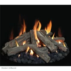 Grand Canyon Gas Logs 18" - 48" Round Flat Fire Pit Burner Kit With Logs -BBQDIRECT Sales rfs western driftwood