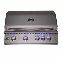 RCS Premier Series 32-Inch Freestanding Gas Grill With Rear Infrared Burner & Blue LED Lights - RJC32AL/RJCMC/RJC32ALLP -BBQDIRECT Sales rjc32al 1 9