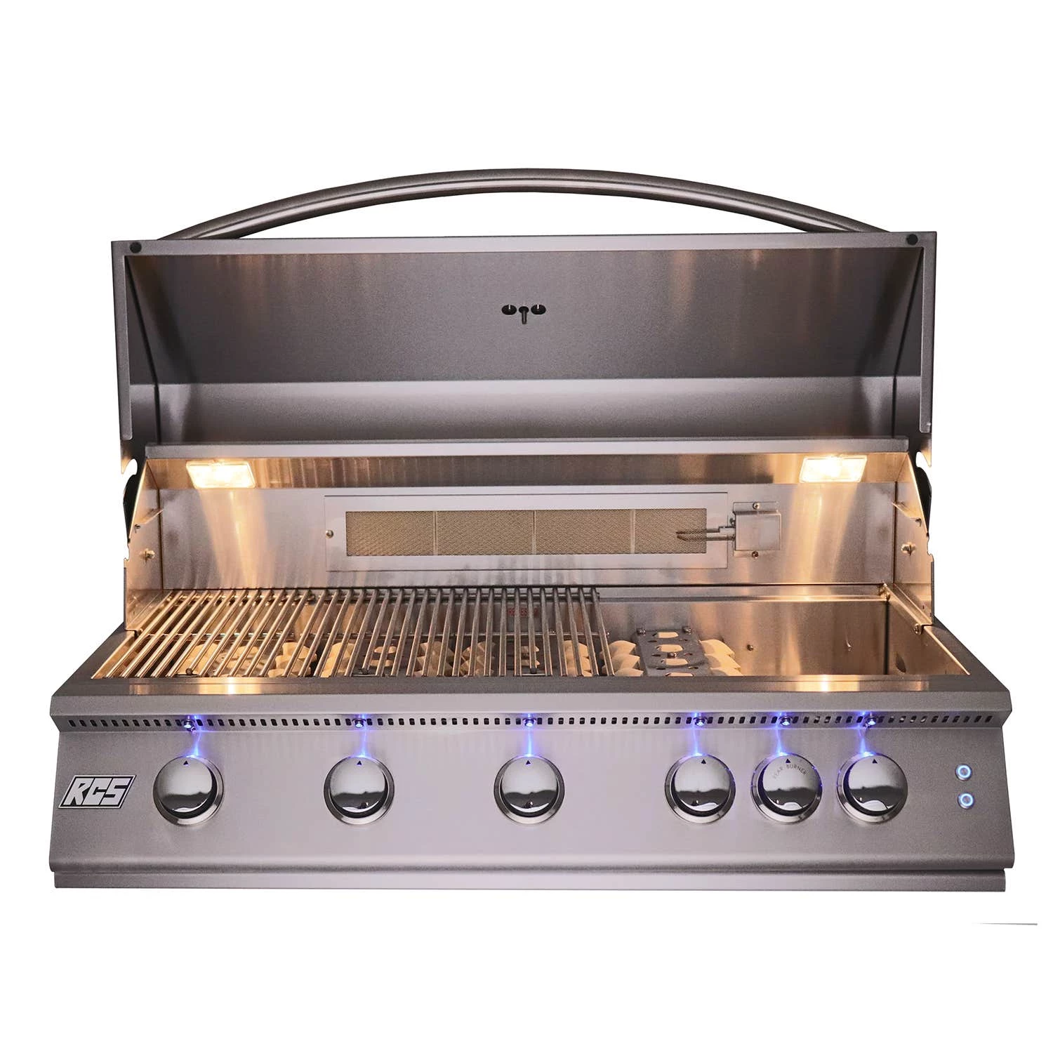 RCS Premier Series 40-Inch Freestanding Gas Grill With Rear Infrared Burner & Blue LED Lights - RJC40AL/RJCLC/RJC40ALLP 7 RCS Premier Series 40-Inch Freestanding Gas Grill With Rear Infrared Burner & Blue LED Lights - RJC40AL/RJCLC/RJC40ALLP - Image 5