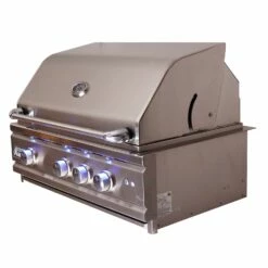 RCS Cutlass Pro 30-Inch Freestanding Gas Grill With Rear Infrared Burner & Blue LED Lights - RON30A/RONMC/RON30ALP -BBQDIRECT Sales ron30a 4 1