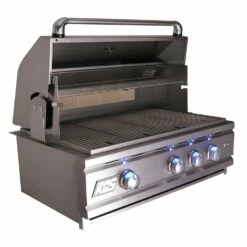 RCS Cutlass Pro 30-Inch Freestanding Gas Grill With Rear Infrared Burner & Blue LED Lights - RON30A/RONMC/RON30ALP -BBQDIRECT Sales ron30a 9 1