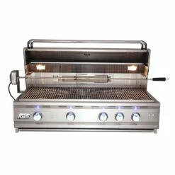 RCS Cutlass Pro 42-Inch Freestanding Gas Grill With Rear Infrared Burner & Blue LED Lights - RON42A/RONJC/RON42ALP -BBQDIRECT Sales ron42a 1