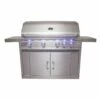 RCS Cutlass Pro 42-Inch Freestanding Gas Grill With Rear Infrared Burner & Blue LED Lights - RON42A/RONJC/RON42ALP -BBQDIRECT Sales ronjc 12 3
