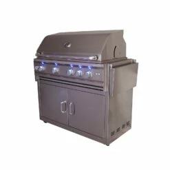RCS Cutlass Pro 38-Inch Freestanding Gas Grill With Rear Infrared Burner & Blue LED Lights - RON38A/RONKC/RON38ALP -BBQDIRECT Sales ronkc 14 3