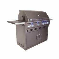 RCS Cutlass Pro 38-Inch Freestanding Gas Grill With Rear Infrared Burner & Blue LED Lights - RON38A/RONKC/RON38ALP -BBQDIRECT Sales ronkc 20 3