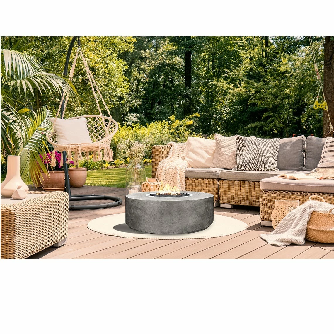 Prism Hardscapes Rotondo 48-Inch Round Gas Fire Pit - PH-418 5 Prism Hardscapes Rotondo 48-Inch Round Gas Fire Pit - PH-418 - Image 3