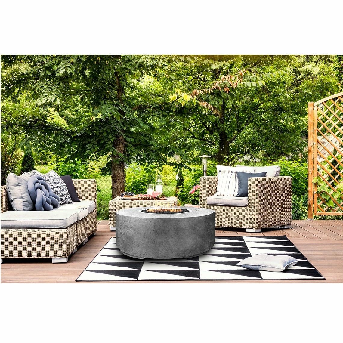 Prism Hardscapes Rotondo 48-Inch Round Gas Fire Pit - PH-418 6 Prism Hardscapes Rotondo 48-Inch Round Gas Fire Pit - PH-418 - Image 4