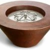 HPC Mesa 32-Inch Round Hammered Gas Fire Bowl - MESA32 2 HPC Mesa 32-Inch Round Hammered Gas Fire Bowl - MESA32 -BBQDIRECT Sales round fire 5
