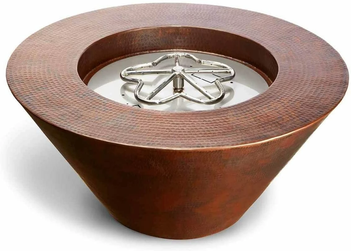 HPC Mesa 32-Inch Round Hammered Gas Fire Bowl - MESA32 3 HPC Mesa 32-Inch Round Hammered Gas Fire Bowl - MESA32