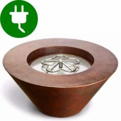 HPC Mesa 32-Inch Round Hammered Gas Fire Bowl - MESA32 7 HPC Mesa 32-Inch Round Hammered Gas Fire Bowl - MESA32 -BBQDIRECT Sales round fire 6