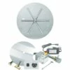 Firegear 34-Inch DIY Round Flat Pan Fire Pit Burner Kit With Remote - FPB-34DBSAWS-N -BBQDIRECT Sales round flat pan 1