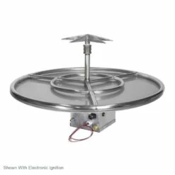 Grand Canyon Gas Logs 18" - 48" Tall Stack Fire Pit Burner Kit With Logs - RTS-FP -BBQDIRECT Sales rts w electronic