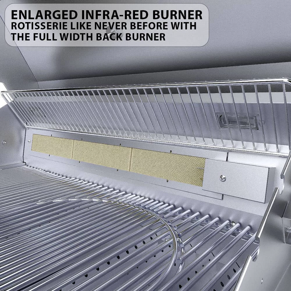 Sunstone Ruby 42-Inch 5 Burner Pro-Sear Built-In Gas Grill With Rotisserie - Ruby5BIR 13 Sunstone Ruby 42-Inch 5 Burner Pro-Sear Built-In Gas Grill With Rotisserie - Ruby5BIR - Image 11