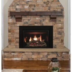 Empire 35" Rushmore Clean Face Direct Vent Gas Fireplace Insert - DVCT35CBN95
