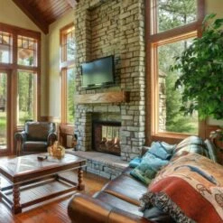 Empire 40" Rushmore See-Through Direct Vent Gas Fireplace - DVCT40CSP95 7 Empire 40" Rushmore See-Through Direct Vent Gas Fireplace - DVCT40CSP95 -BBQDIRECT Sales rushmore see through image 2