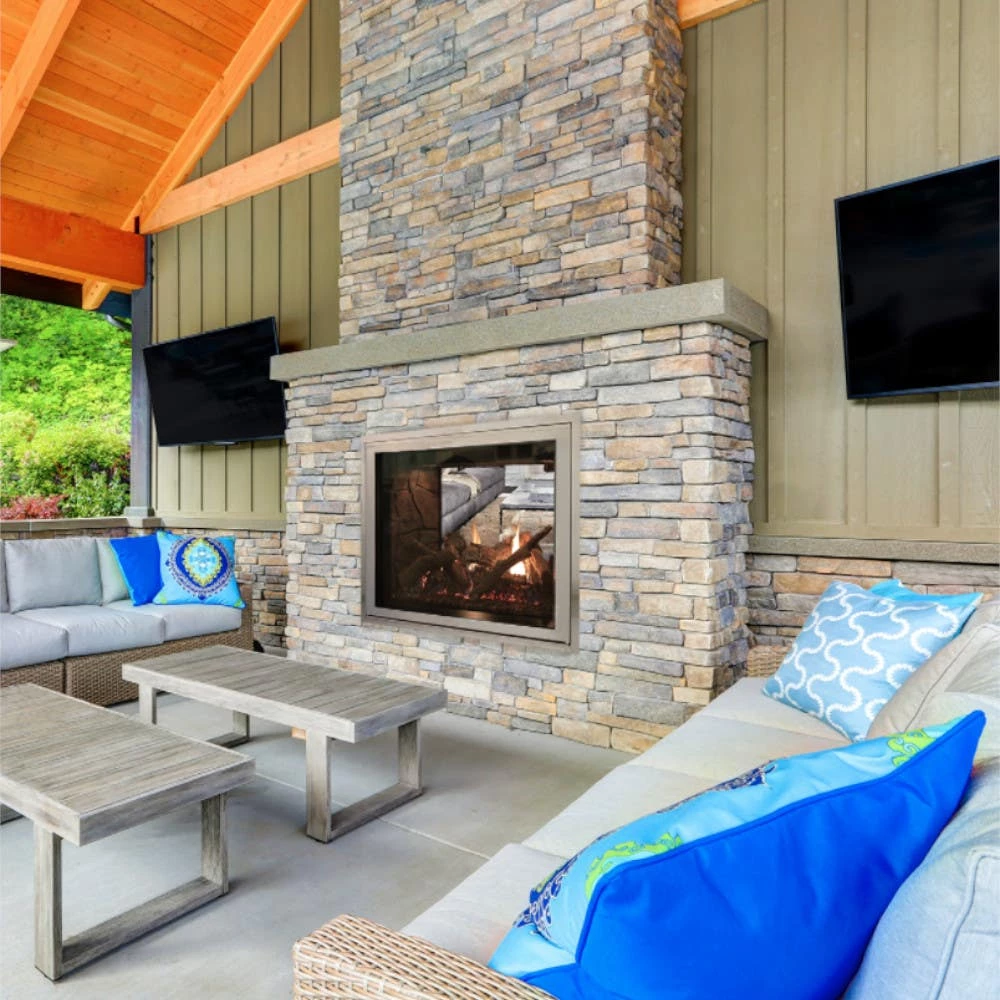 Empire 40" Rushmore See-Through Direct Vent Gas Fireplace - DVCT40CSP95 5 Empire 40" Rushmore See-Through Direct Vent Gas Fireplace - DVCT40CSP95 - Image 3