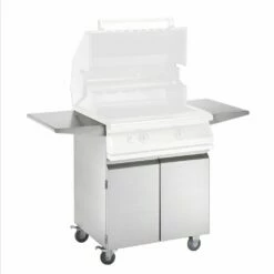 PGS Grills Newport Stainless Steel Portable Cart