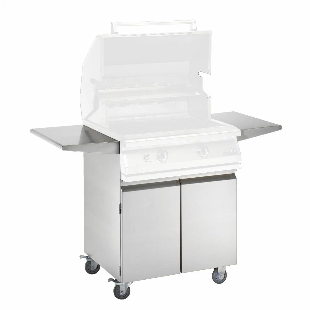 PGS Grills Newport Stainless Steel Portable Cart 3 PGS Grills Newport Stainless Steel Portable Cart
