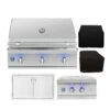 American Made Grills Atlas Built-In Gas Grill And Power Burner 5-Piece Outdoor Kitchen Package W/ Optional Refrigerator -BBQDIRECT Sales screenshot 2023 04 25 151204 1