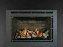 Breckwell Large Gas Direct Vent Fireplace Insert With Blower - BH2818I