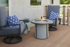 The Outdoor Greatroom Stonefire Fire Pit Table In Brown Or Gray - SF-32-K -BBQDIRECT Sales sf 32 grey klifestyle