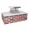 Ventis Stainless Steel Single Flue Chimney Cap With Flat Lid - SSSB -BBQDIRECT Sales single flue stainless