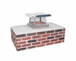 Ventis Stainless Steel Single Flue Chimney Cap With Flat Lid - SSSB