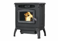 Breckwell Classic Cast Iron Pellet Stove With Blower - Heats Up To 2000 Square Feet - SPC4000 11 Breckwell Classic Cast Iron Pellet Stove With Blower - Heats Up To 2000 Square Feet - SPC4000 -BBQDIRECT Sales sp4000 angle