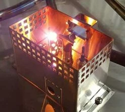 HPC 18-Inch Push Button/Flame Sensing Square Bowl Burner Kit - FPPK18-SQBL-FLEX-B -BBQDIRECT Sales sqaure ignition 6