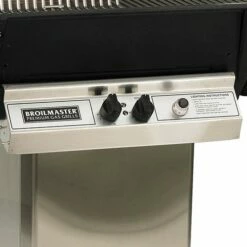 Broilmaster P3X Gas Grill On Stainless Steel In Ground Post - P3PK6N / BCK1011 -BBQDIRECT Sales ss controlpanel 500x500 8