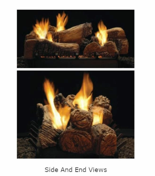 Empire See Through Vent Free Gas Log Set - Stone River 4 Empire See Through Vent Free Gas Log Set - Stone River - Image 2