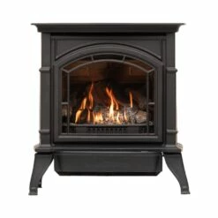 Breckwell Cast Iron Gas Direct Stove With Blower And Remote - BH23DV - Open Box