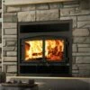 Osburn OB04007 Stratford II Wood Burning Fireplace - Up To 2200 SQ FT -BBQDIRECT Sales stratford black traditional black door